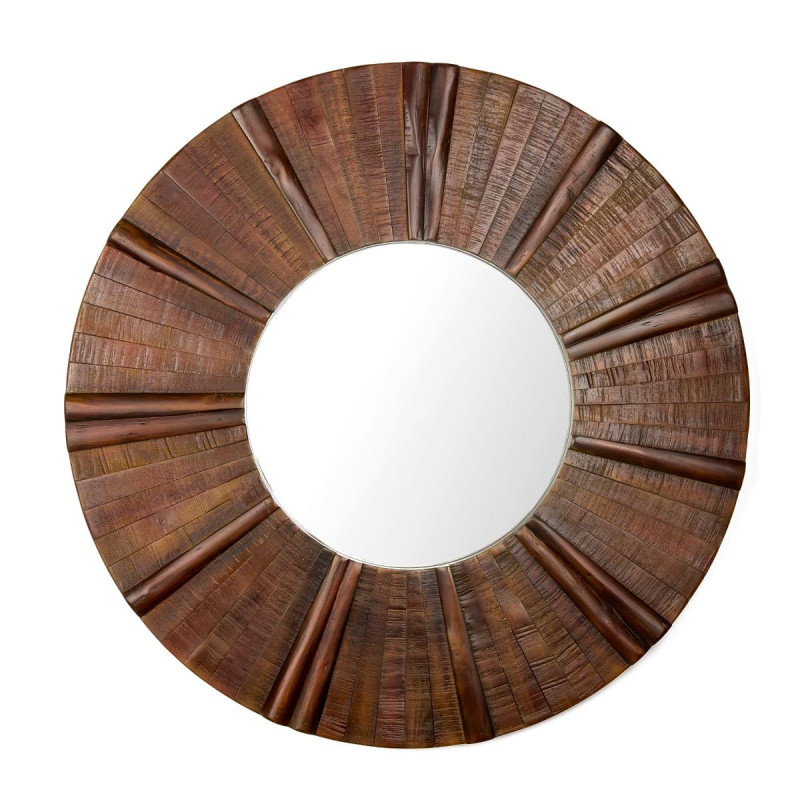 Zrcadlo SAT 90x90 cm hnědá SATZSAF90