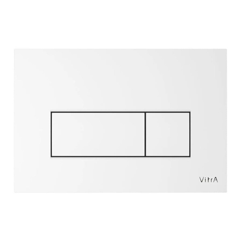 Ovládací tlačítko VitrA Root Square plast bílá lesk 740-2300