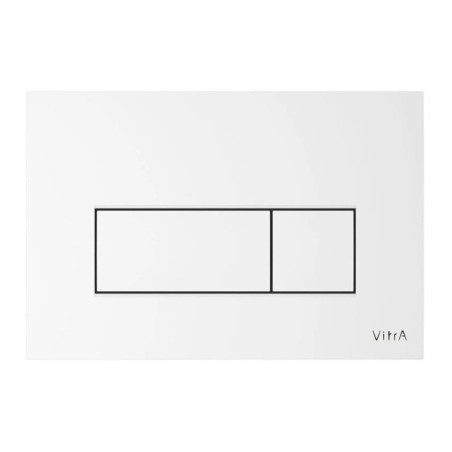 Ovládací tlačítko VitrA Root Square plast bílá lesk 740-2300