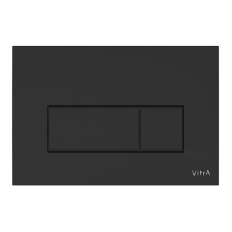 Ovládací tlačítko VitrA Root Square plast černá matná 740-2311