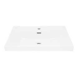 Nábytkové umyvadlo SAT B-Way 61x46,5 cm otvor pro baterii uprostřed SATBW6046