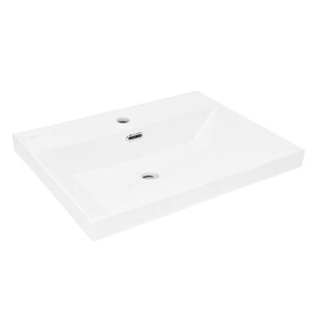 Nábytkové umyvadlo SAT B-Way 61x46,5 cm otvor pro baterii uprostřed SATBW6046