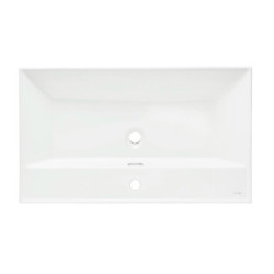 Nábytkové umyvadlo SAT B-Way 81x46,5 cm otvor pro baterii uprostřed SATBW8046