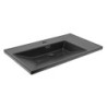 Nábytkové umyvadlo SAT B-Way 81x46 cm černá matná otvor pro baterii uprostřed SATBWA8046BKM