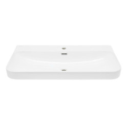 Nábytkové umyvadlo SAT Fusion 81x46 cm otvor pro baterii uprostřed SATFUS8046