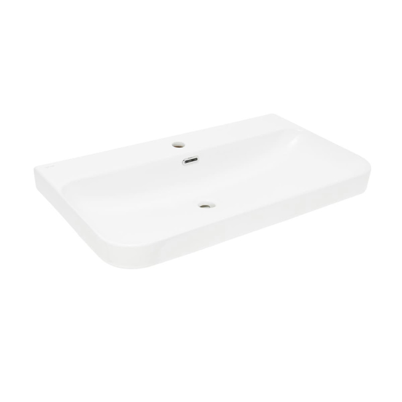 Nábytkové umyvadlo SAT Fusion 81x46 cm otvor pro baterii uprostřed SATFUS8046