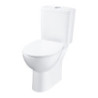 Wc kombi komplet stojící GROHE Bau Ceramic alpská bílá zadní odpad 39942000