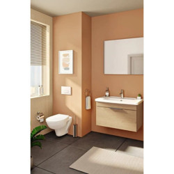 Ovládací tlačítko VitrA Loop O plast bílé lesklé 740-0500