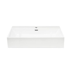 Umyvadlo SAT Cube Way 75x42 cm otvor pro baterii uprostřed SATCW7542