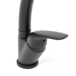 Dřezová baterie S-Line Pro s otočným ramínkem černá matná SIKOBSLPRO281C