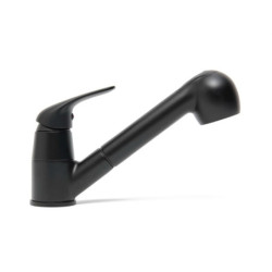 Dřezová baterie S-Line Pro s vytahovací sprškou, 2 proudy černá matná SIKOBSLPRO283C