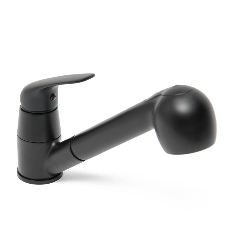 Dřezová baterie S-Line Pro s vytahovací sprškou, 2 proudy černá matná SIKOBSLPRO283C