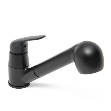 Dřezová baterie S-Line Pro s vytahovací sprškou, 2 proudy černá matná SIKOBSLPRO283C