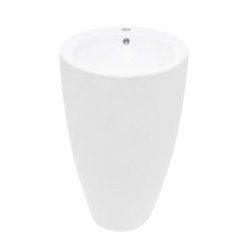 Volně stojící umyvadlo SAT Fusion 85x50 cm otvor pro baterii uprostřed SATFUS8550