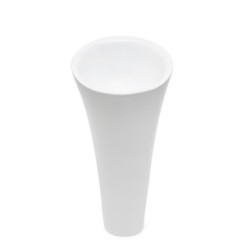 Volně stojící umyvadlo SAT Fusion 42,5x42,5 cm bez otvoru na baterii SATFUS9543