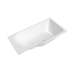 Asymetrická vana Laguna Beáta Plus 160x80 cm akrylát pravá BE1600PPLUS