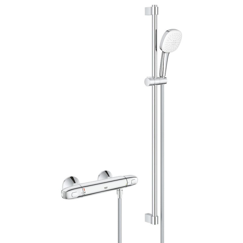 Sprchová baterie GROHE Grohtherm 1000 New se sprchovým setem chrom 34824005