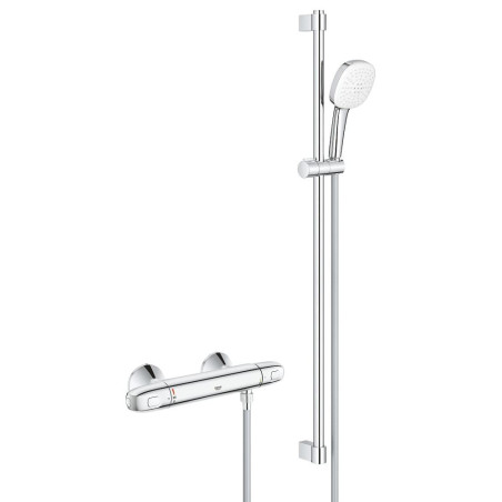 Sprchová baterie GROHE Grohtherm 1000 New se sprchovým setem chrom 34824005