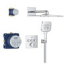 Sprchový systém GROHE Grohtherm SmartControl včetně podomítkového tělesa chrom 34864000