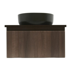 Koupelnová skříňka s krycí deskou SAT Evolution 58x30x44,8 cm ořech mat SATEVO60NAD
