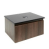 Koupelnová skříňka s žulovou deskou SAT Evolution 58x30x44,8 cm ořech mat SATEVO60NAZ