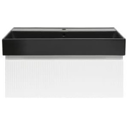 Koupelnová skříňka s umyvadlem SAT Evolution 98x30x44,8 cm bílá mat SATEVO100WMU2B
