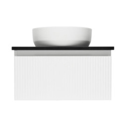 Koupelnová skříňka s žulovou deskou SAT Evolution 58x30x44,8 cm bílá mat SATEVO60WMZ