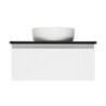 Koupelnová skříňka s žulovou deskou SAT Evolution 78x30x44,8 cm bílá mat SATEVO80WMZ