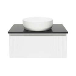 Koupelnová skříňka s žulovou deskou SAT Evolution 78x30x44,8 cm bílá mat SATEVO80WMZ