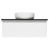 Koupelnová skříňka s žulovou deskou SAT Evolution 98x30x44,8 cm bílá mat SATEVO100WMZ