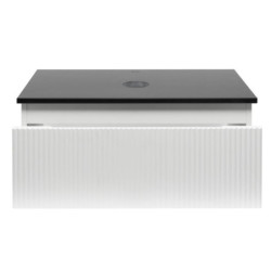 Koupelnová skříňka s žulovou deskou SAT Evolution 98x30x44,8 cm bílá mat SATEVO100WMZ