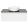 Koupelnová skříňka s žulovou deskou SAT Evolution 98x30x44,8 cm bílá mat SATEVO100WMZ