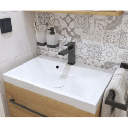 Nábytkové umyvadlo Naturel Cube Way 60x40 cm otvor pro baterii uprostřed CU6050