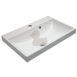 Nábytkové umyvadlo Naturel Cube Way 60x40 cm otvor pro baterii uprostřed CU6050
