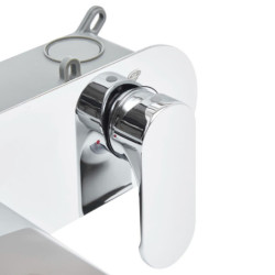 Umyvadlová baterie SAT Fusion včetně podomítkového tělesa chrom SATBSFU101CP