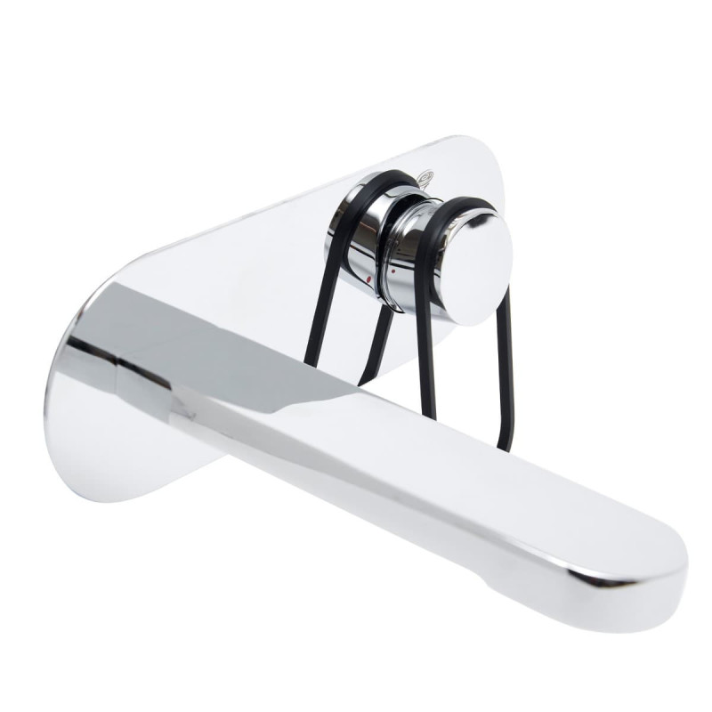 Umyvadlová baterie SAT Fusion včetně podomítkového tělesa černá SATBSFU101KPC