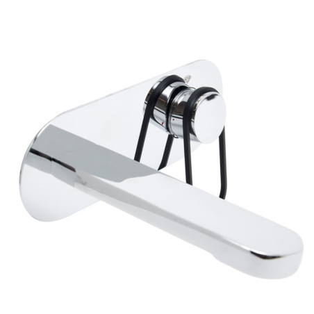 Umyvadlová baterie SAT Fusion včetně podomítkového tělesa černá SATBSFU101KPC