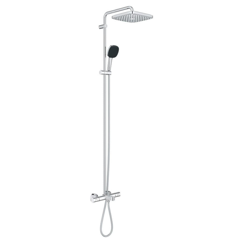 Sprchový systém GROHE Vitalio Comfort System s vanovým termostatem chrom 26984001