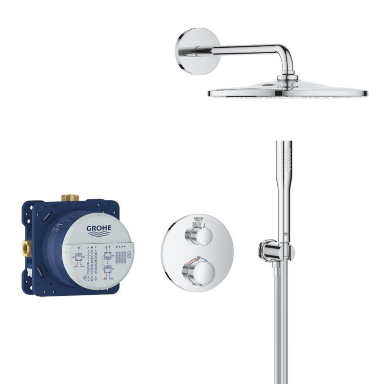 Sprchový systém GROHE Precision včetně podomítkového tělesa chrom 34880000