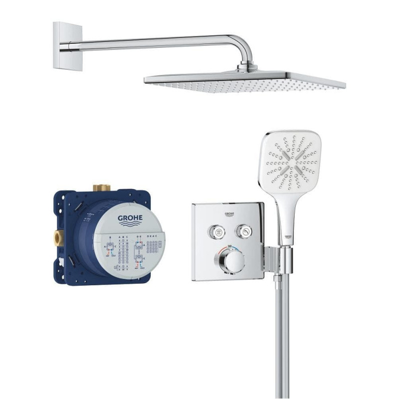 Sprchový systém GROHE Precision SmartControl včetně podomítkového tělesa chrom 34876000