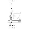 Modul do lehké stěny k bidetu Geberit Duofix 111.515.00.1