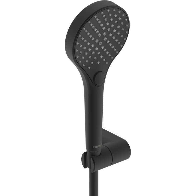 Sprchová hlavice s hadicí Hansa Viva černá mat 4417022033