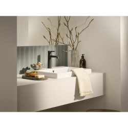 Umyvadlová baterie Hansa Vantis bez výpusti černá matná 5437220733