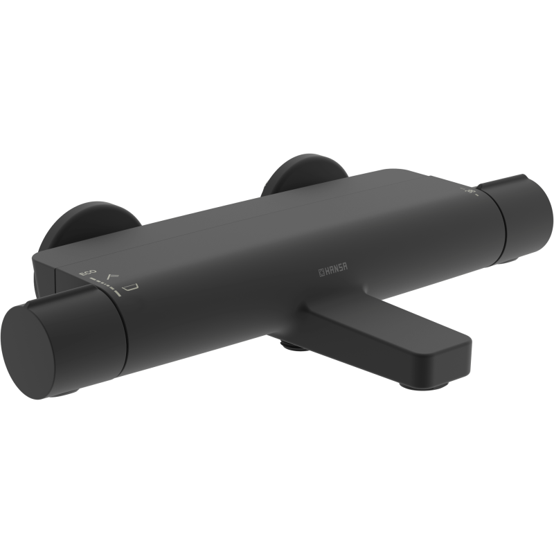 Vanová baterie Hansa Optima bez sprchového setu 150 mm černá matná 6513220133