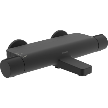 Vanová baterie Hansa Optima bez sprchového setu 150 mm černá matná 6513220133