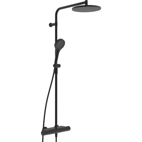 Sprchový systém Hansa Viva s termostatickou baterií černá mat 6515920133