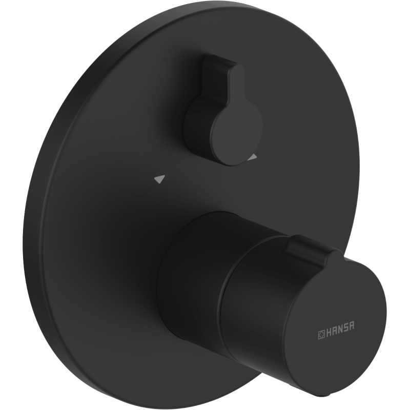 Sprchová a vanová baterie Hansa Home bez podomítkového tělesa černá matná 8862904533