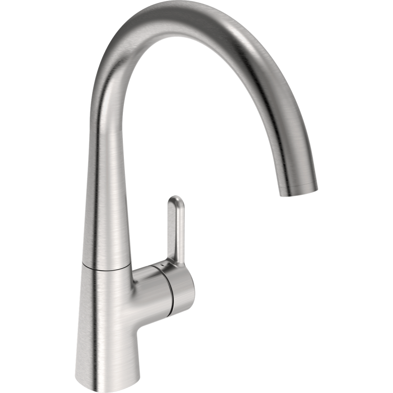 Dřezová baterie Hansa Designo s otočným ramínkem broušená ocel 5101228380