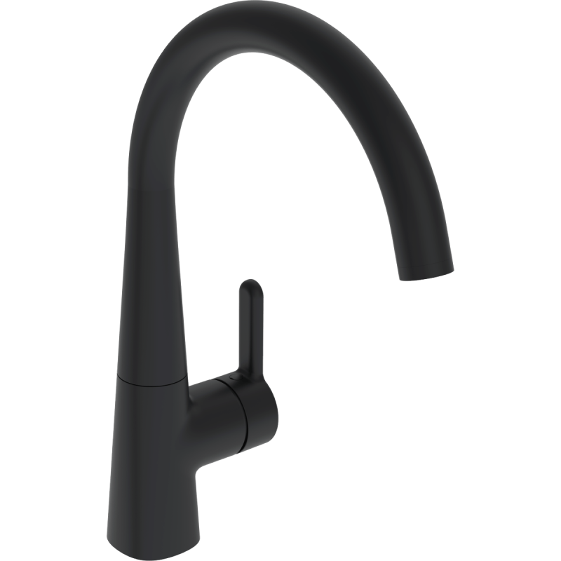 Dřezová baterie Hansa Designo s otočným ramínkem černá matná 5101228333