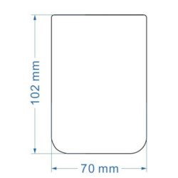 Držák kartáčků Optima Daira bílá DAI27BI